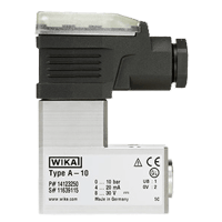WIKA Pressure Transmitter with Ship Approval and Flange Connection, Model A-10 Block Design
